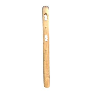 Cedar Full Round Line  Post, 2-Hole