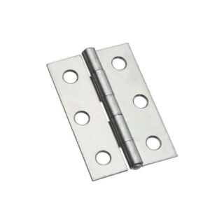 National Hardware N146-258 Utility Hinge, 20 lb Weight Capacity, Steel, Zinc