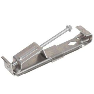 Amerimax Aluminum Hidden Hanger with Screw for 5 in. Gutter, Hem Back, Unpainted