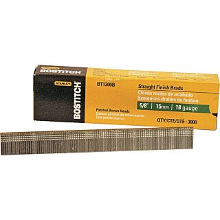 Bostitch BT1300B Brad Nail, 5/8 in L, 18 ga, Coated