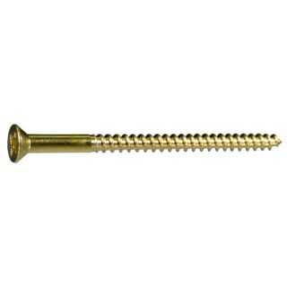 MIDWET #10 x 3in. Brass Phillips Flat Head Wood Screws, 15 Count
