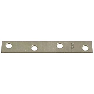 National Hardware 272732 Mending Brace, 4 in L, Steel, Zinc