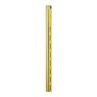 Knape & Vogt 80 Series 80 BR 72 Shelf Bracket, 320 lb Weight Capacity, 16 ga Thick, Steel, Brass