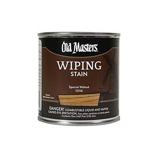 Old Masters, Wiping Stain, Special Walnut, 1/2 Pint