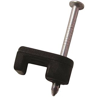 GB PSB-1600T Low Voltage Cable Staple, 7/8 in L Leg, Polyethylene, Pack