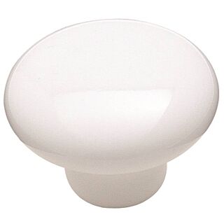 Amerock Allison Value 217WHT Cabinet Knob, 11/16 in Projection