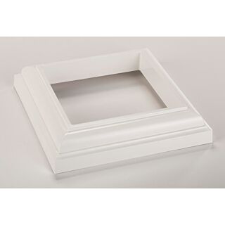 TimberTech® Classic Composite Series Post Skirt, Matte White,  4 in.