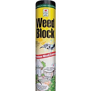 Easy Gardener WeedBlock Landscape Fabric, Polyethylene, Black, 3 ft.  x 50 ft.