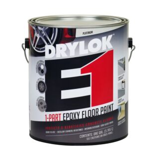 DRYLOK E1 1-PART EPOXY FLOOR PAINT, 1 GALLON, PLATINUM