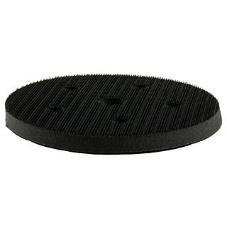 SurfPrep 5 in. Soft Interface Disc Pad, Gray, 6-Hole