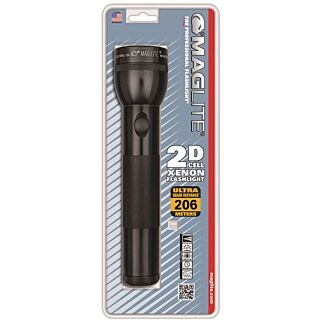 MagliteD-Cell Battery Incandescent Standard Aluminum Flashlight, Black