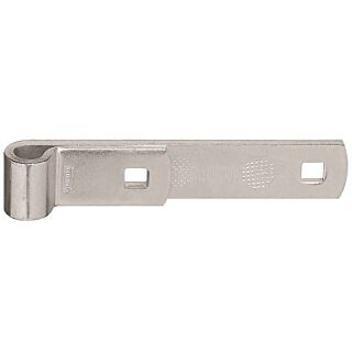 National Hardware N131-060 Strap Hinge, 100 lb Weight Capacity, Steel, Zinc