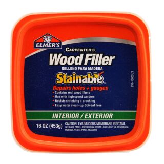 Elmer's Interior/Exterior Stainable Wood Filler, Pint