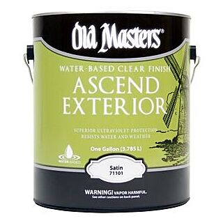 Old Masters, Ascend Exterior® Clear Satin, Gallon