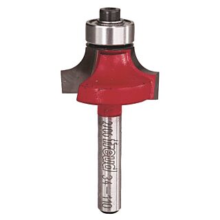 Freud 34-110 Router Bit, 1/4 in Dia Shank, 4-Cutter, Carbide