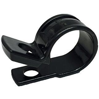 GB PPC-1550UVB Cable Clamp, 1/2 in Dia Max Bundle, Plastic, Black