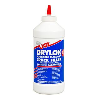 Drylok, Pourable Crack Filler, Gray, Quart