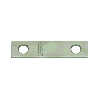 National Hardware N191-007 Mending Brace, 3 in L, Steel, 0.08 in, Brass