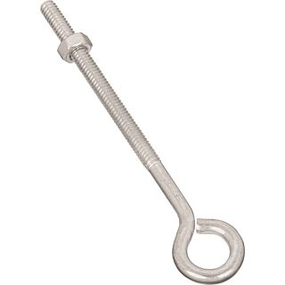 National Hardware N221-135 Eye Bolt, 1/4-20 Thread, 3 in L Thread, 0.56 in ID Dia Eye, Steel, Zinc