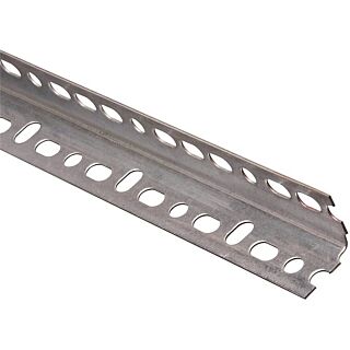Stanley Hardware 4021BC Series 341156 Slotted Angle, 72 in L, Galvanized Steel