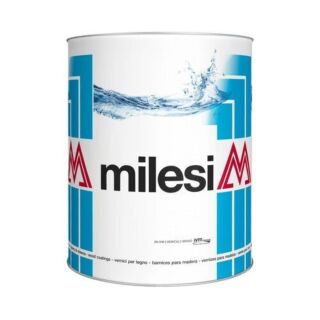 Milesi 1K/2K Water-Based Topcoat, White Base, 10 Sheen,  20 KG