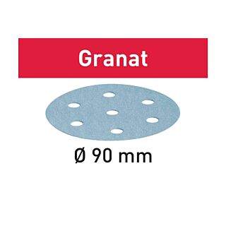 Festool Granat Abrasives STF D90/6, 3 1/2 in. (90 mm.), P40 Grit, 50 Pack