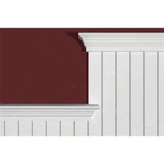 Nantucket Beadboard Primed MDF Panel, ½ in. 4 ft. x 8 ft., Nickel Gap