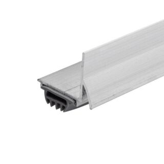 Randall Aluminum Door Bottom & Drip Cap for 1-¼ in. to 2 in. Thick Doors, 3 ft., Mill