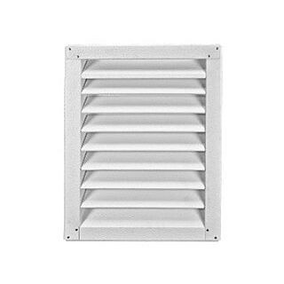 24 in. x 30 in. Lomanco 100 Series Aluminum Gable Vent, White