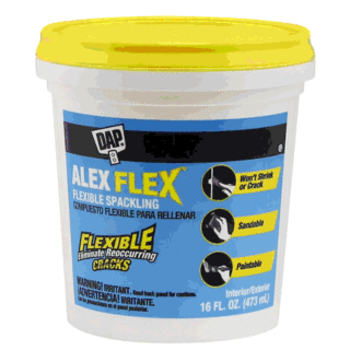 Dap, Alex Flex, Spackling Paste, 16 oz.
