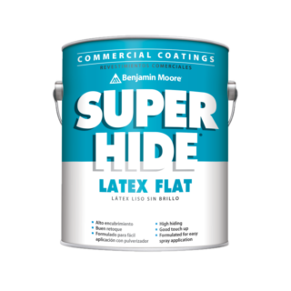 Benjamin Moore Super Hide Latex, Flat