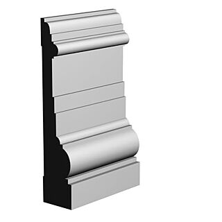 Millwork Design by Oxford AB134-5,  1-5/32 in. x 5-1/2 in. Casing, Primed Finger-Jointed Moulding Pine, 16 ft.