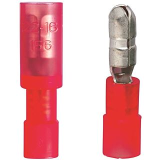GB 20-161P Bullet Splice Connector, 600 V, 22 to 18 AWG, Red