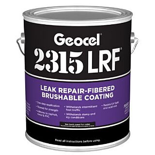 Geocel 2315LRF® Leak Repair-Fibered Brushable Coating, Clear, Quart