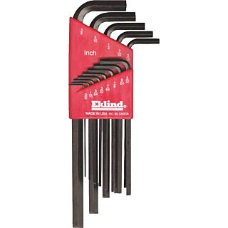 Eklind 13-Piece Steel Hex Key Set