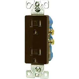 Eaton Wiring Devices TR1107RB-SP-L Duplex Receptacle, 15 A, 2-Pole, 5-15R, Oil Rubbed Bronze