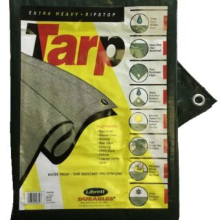 Extra Heavy - Ripstop Green Poly Tarp