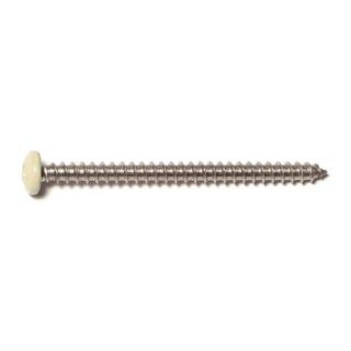 MIDWEST #10 x 2-1/2 in 18-8 Stainless Steel Phillips Pan Head Sheet Metal Screws, 25 Count