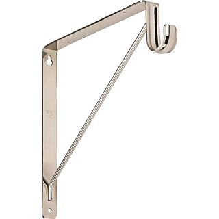 National Hardware S822-091 Shelf/Rod Bracket, 125 lb Weight Capacity