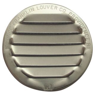 Maurice Franklin 1 in. Screen Louver, Aluminum, Mill, 4 Pack