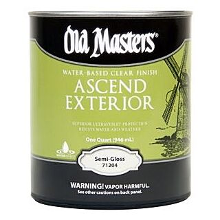 Old Masters, Ascend Exterior® Clear Semi-Gloss, Quart