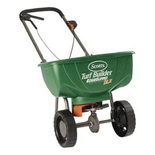 Scotts Deluxe EdgeGuard Push Spreader For Fertilizer