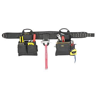 CLC Tool Works 5608 Tool Belt, Polyester, Black