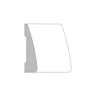 Metrie (M52) 11/16 in. x 2-1/4 in. x 14 ft. Clamshell Casing, Primed Finger-Jointed Pine
