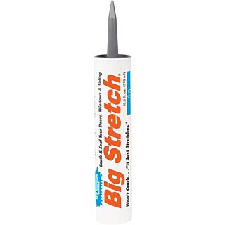 Sashco Big Stretch Caulk, Gray, 10.5 fl. oz.