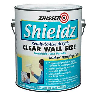 Zinsser Shieldz Clear Acrylic Wall Size, Gallon