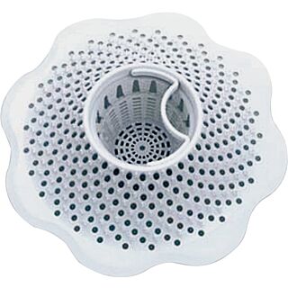 Danco Drain Strainer, PVC, White