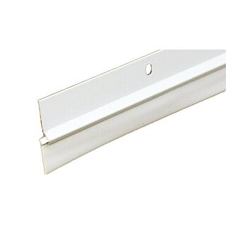 Randall Economy Grade Vinyl & Aluminum Door Sweep, 3 ft. - White