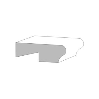 Metrie (M65) 1-1/16 in. x 3-1/4 in. x 16 ft. Window Stool, Primed Finger-Jointed Pine