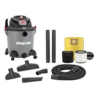 Shop-Vac  Wet/Dry Vacuum, 120 V, 12 gal Tank, 140 cfm